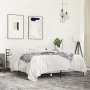 Sonoma-graues Metall-Holzwerkstoff-Bettgestell, 140 x 190 cm von vidaXL, Betten und Lattenroste - Ref: Foro24-3280080, Preis:...