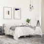 Sonoma gray metal engineered wood bed frame 140x190 cm by vidaXL, Beds and slatted bases - Ref: Foro24-3280080, Price: 140,06...