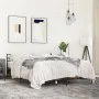 Bettgestell aus Holzwerkstoff, Metall, geräucherte Eiche, 160 x 200 cm von vidaXL, Betten und Lattenroste - Ref: Foro24-32800...
