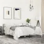 Sonoma gray metal engineered wood bed frame 135x190 cm by vidaXL, Beds and slatted bases - Ref: Foro24-3280075, Price: 136,72...