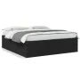 Estructura de cama madera de ingeniería negra 200x200 cm de vidaXL, Camas y somieres - Ref: Foro24-3280896, Precio: 163,19 €,...