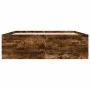 Smoked oak engineered wood bed frame 160x200cm by vidaXL, Beds and slatted bases - Ref: Foro24-3280913, Price: 147,75 €, Disc...