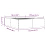 Smoked oak engineered wood bed frame 160x200cm by vidaXL, Beds and slatted bases - Ref: Foro24-3280913, Price: 150,26 €, Disc...