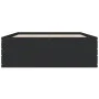 Estructura de cama madera de ingeniería negra 135x190 cm de vidaXL, Camas y somieres - Ref: Foro24-3280945, Precio: 142,72 €,...