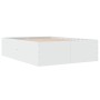 Estructura de cama madera de ingeniería blanca 120x190 cm de vidaXL, Camas y somieres - Ref: Foro24-3280951, Precio: 140,01 €...