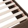 Estructura de cama madera de ingeniería marrón roble 100x200 cm de vidaXL, Camas y somieres - Ref: Foro24-3280964, Precio: 10...