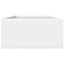 Estructura de cama madera de ingeniería blanca 100x200 cm de vidaXL, Camas y somieres - Ref: Foro24-3280958, Precio: 105,84 €