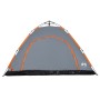 Schnell zu öffnendes Campingzelt in Grau und Orange für 5 Personen von vidaXL, Zelte - Ref: Foro24-4004175, Preis: 137,38 €, ...