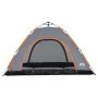 Schnell zu öffnendes Campingzelt in Grau und Orange für 5 Personen von vidaXL, Zelte - Ref: Foro24-4004175, Preis: 139,50 €, ...