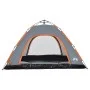 Schnell zu öffnendes Campingzelt in Grau und Orange für 5 Personen von vidaXL, Zelte - Ref: Foro24-4004175, Preis: 139,50 €, ...