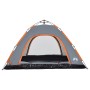 Schnell zu öffnendes Campingzelt in Grau und Orange für 5 Personen von vidaXL, Zelte - Ref: Foro24-4004175, Preis: 137,38 €, ...