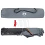 Schnell zu öffnendes Campingzelt in Grau und Orange für 5 Personen von vidaXL, Zelte - Ref: Foro24-4004175, Preis: 139,50 €, ...