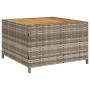 L-shaped garden sofa with table and gray PE rattan cushions by vidaXL, Garden sets - Ref: Foro24-369049, Price: 335,28 €, Dis...