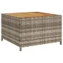 L-shaped garden sofa with table and gray PE rattan cushions by vidaXL, Garden sets - Ref: Foro24-369049, Price: 398,32 €, Dis...