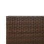 L-förmiges Gartensofa mit Tisch und braunen PE-Rattankissen von vidaXL, Gartensets - Ref: Foro24-369040, Preis: 295,25 €, Rab...