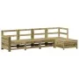 Gartensofa-Set 5-teilig aus imprägniertem Kiefernholz von vidaXL, Gartensets - Ref: Foro24-3250831, Preis: 334,17 €, Rabatt: %