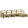 Gartensofa-Set 5-teilig aus imprägniertem Kiefernholz von vidaXL, Gartensets - Ref: Foro24-3250831, Preis: 343,89 €, Rabatt: %