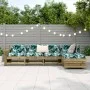 Gartensofa-Set 5-teilig aus imprägniertem Kiefernholz von vidaXL, Gartensets - Ref: Foro24-3250831, Preis: 334,17 €, Rabatt: %