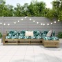 Gartensofa-Set 5-teilig aus imprägniertem Kiefernholz von vidaXL, Gartensets - Ref: Foro24-3250831, Preis: 343,89 €, Rabatt: %