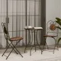 Folding bistro chairs 2 units terracotta ceramic by vidaXL, Garden chairs - Ref: Foro24-4003403, Price: 147,08 €, Discount: %