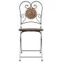 Folding bistro chairs 2 units terracotta ceramic by vidaXL, Garden chairs - Ref: Foro24-4003403, Price: 147,08 €, Discount: %