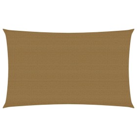 Toldo de vela HDPE taupe 160 g/m² 3x6 m de vidaXL, Sombrillas - Ref: Foro24-311405, Precio: 43,68 €, Descuento: %