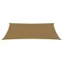 Sail awning HDPE taupe 160 g/m² 3x6 m by vidaXL, Umbrellas - Ref: Foro24-311405, Price: 42,87 €, Discount: %