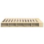 Estructura de cama madera de ingeniería roble Sonoma 140x200 cm de vidaXL, Camas y somieres - Ref: Foro24-3280477, Precio: 18...