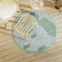 Green PP outdoor rug Ø120 cm by vidaXL, Outdoor protectors - Ref: Foro24-368588, Price: 22,53 €, Discount: %