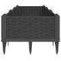 Pflanzgefäß mit schwarzen PP-Heringen 125 x 40 x 28,5 cm von vidaXL, Töpfe und Pflanzgefäße - Ref: Foro24-368012, Preis: 46,9...