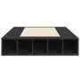 Black engineered wood bed frame 90x200 cm by vidaXL, Beds and slatted bases - Ref: Foro24-3280518, Price: 124,30 €, Discount: %