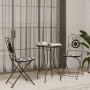 Schwarz-weißes Bistro-Set aus Keramik und Eisenmosaik von vidaXL, Gartensets - Ref: Foro24-3216354, Preis: 214,00 €, Rabatt: %