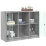 Sonoma graues Sideboard aus Holzwerkstoff, 102 x 37 x 75,5 cm von vidaXL, Sideboards - Ref: Foro24-3295876, Preis: 100,41 €, ...