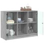 Sonoma gray engineered wood sideboard 102x37x75.5 cm by vidaXL, Sideboards - Ref: Foro24-3295876, Price: 101,49 €, Discount: %