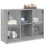 Sonoma gray engineered wood sideboard 102x37x75.5 cm by vidaXL, Sideboards - Ref: Foro24-3295876, Price: 100,43 €, Discount: %