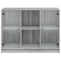 Sonoma gray engineered wood sideboard 102x37x75.5 cm by vidaXL, Sideboards - Ref: Foro24-3295876, Price: 101,49 €, Discount: %