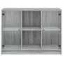 Sonoma gray engineered wood sideboard 102x37x75.5 cm by vidaXL, Sideboards - Ref: Foro24-3295876, Price: 100,43 €, Discount: %