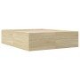 Bettgestell aus Sonoma-Eiche-Holzwerkstoff, 160 x 200 cm von vidaXL, Betten und Lattenroste - Ref: Foro24-3280911, Preis: 149...