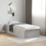 Concrete gray engineered wood bed frame 100x200cm by vidaXL, Beds and slatted bases - Ref: Foro24-3281052, Price: 96,12 €, Di...