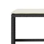 4-teilige Gartensofagarnitur mit schwarzen synthetischen Rattankissen von vidaXL, Gartensets - Ref: Foro24-366358, Preis: 245...