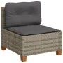 7-piece garden sofa set with gray synthetic rattan cushions by vidaXL, Garden sets - Ref: Foro24-3261918, Price: 473,19 €, Di...