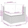 7-piece garden sofa set with gray synthetic rattan cushions by vidaXL, Garden sets - Ref: Foro24-3261918, Price: 473,19 €, Di...