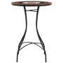 Bistrotisch aus Terrakotta und weißem Keramikmosaik Ø50x70 cm von vidaXL, Gartentische - Ref: Foro24-4003401, Preis: 77,02 €,...