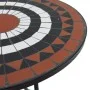 Bistrotisch aus Terrakotta und weißem Keramikmosaik Ø50x70 cm von vidaXL, Gartentische - Ref: Foro24-4003401, Preis: 81,72 €,...