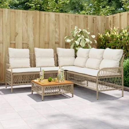 2-piece garden sofa set and brown synthetic rattan cushions by vidaXL, Garden sets - Ref: Foro24-368735, Price: 414,91 €, Dis...