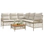 2-piece garden sofa set and brown synthetic rattan cushions by vidaXL, Garden sets - Ref: Foro24-368735, Price: 320,55 €, Dis...