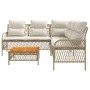 2-piece garden sofa set and brown synthetic rattan cushions by vidaXL, Garden sets - Ref: Foro24-368735, Price: 320,55 €, Dis...