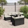 8-piece garden sofa set and black synthetic rattan cushions by vidaXL, Garden sets - Ref: Foro24-3266406, Price: 541,06 €, Di...