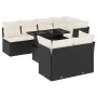 8-piece garden sofa set and black synthetic rattan cushions by vidaXL, Garden sets - Ref: Foro24-3266406, Price: 541,06 €, Di...