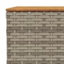 6-teiliges Gartenmöbel-Set und graue synthetische Rattankissen von vidaXL, Gartensets - Ref: Foro24-3261792, Preis: 443,71 €,...